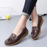 Summer Spring Slip On Flats Shoes Women Flat Casual Ladies Mocassin Femme Moccasins Breathable Zapatos Planos Mart Lion   