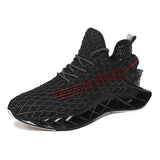 Lightweight Sneakers Men's Non-slip Sport Running Shoes Casual Classic Trendy Footwear MartLion black 39 