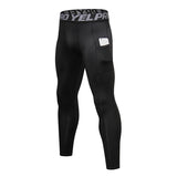 Men's Running Tights Compression Fitness Pants Elastic Running Basketball Sports Workout Tights Gym Running Training Leggings MartLion