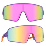 Kids Sunglasses for Boys and Girls,Windproof Outdoor Baseball Sports UV400 Protection Sun Glasses MartLion Purple  Revo Pink  