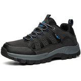 Spring Autumn Hiking Shoes Men's Outdoor Snow Boot Waterproof Trekking Mountain Sneakers MartLion 2006 Black Grey 36 CN