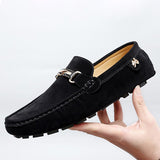 Loafers Men's Soft Breathable Moccasins Slip on Flat Shoes Wedding Party Mocasines Hombre Designer Suede Footwear Mart Lion   