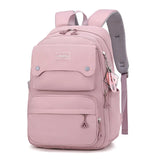 Waterproof Girl Backpack Children School Bags for Kids Book Children Girls mochila escolar MartLion light purle  