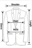 Men's Suit Brown Herringbone Prom Tuxedos Wool Tweed Single Breasted Formal Wedding Prom Jacket（Only Coat） MartLion   