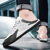 Summer Half Slippers for Men Men's Flat Bottom Casual Shoes Soft Sole Support Shoes Men's Sneakers MartLion