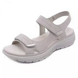 Women Sandals Ladies Slip-on Wedge Sports Beach Walk Shoes Summer Casual MartLion GRAY 41 