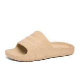 Summer Breathable Men's Slippers Outdoor Casual Shoes Slip On Unisex Sneakers Non-slip Bathroom Lightweight Sneakers Mart Lion 8880-Khaki 5 