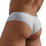 Style Modal Panties Jockstrap Men's Briefs Soft Slip Underwear Brief Underpants Slipy AD7211 Mart Lion AD325-White M 1pc