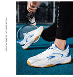  Men's luminous tennis shoes badminton outdoor sports tennis anti-slip and wear-resistant Mart Lion - Mart Lion