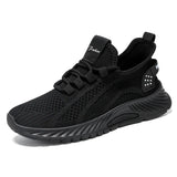 Women's Sports Shoes Breathable Ultra-light Mesh Hollow Casual MartLion black 38 