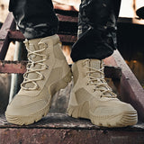  Brand Men's Boots Tactical Military Outdoor Hiking Winter Shoes Special Force Tactical Desert Combat Mart Lion - Mart Lion