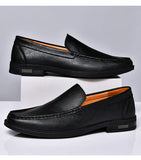 Slip On Leather Casual Shoes Men's Loafers Luxury Hombre Homme Social slip-ons MartLion   