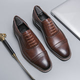 Britsh Dress Shoes Split Leather Footwear Formal Social Men's Mart Lion   