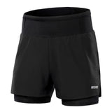 Arsuxeo Men's 2 in 1 Running Shorts High Waist Athletic Shorts Sport Workout with Pockets for Gym Jogging Tennis Mart Lion Black S China
