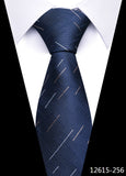 Tie For Men's Newest design Factory 7.5 cm Necktie Yellow Plaid Shirt Accessories Abraham Lincoln's birthday MartLion 12615-256  