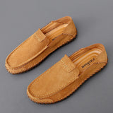 Leather Men Loafers Super Soft Casual Shoes For Men Slip On Male MartLion   