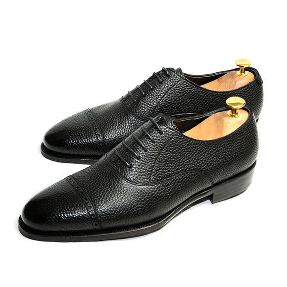 Uncle Saviano Elegent Oxford Men Dress Shoes Formal Wedding  Man Shoe Office Genuine Leather Designer Mans Shoes MartLion   