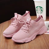 Mesh Sneakers Women's Korean-Style Casual Shoes Soft Bottom Running Mart Lion   