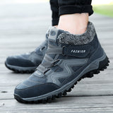 Winter Women's Snow Boots Leather Warm Plush Snow Waterproof Wedge Suede Slip Resistant Casual Shoes Mart Lion   