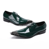 Luxury Men's Leather Shoes Formal Dress Party Wedding Office Work Slip on Casual MartLion   