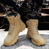 Men's Military Boot Combat Tactical Army Boot Shoes Outdoor Work Motocycle Boots MartLion   