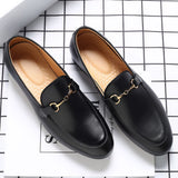 Men's Casual Shoes Genuine Leather Slip-on Outdoor Loafers Moccasins Light Driving Flats Mart Lion   