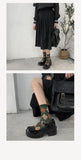 Lolita Shoes Women Women Vintage Girls Students Uniform High Heel Platform Cosplay MartLion   