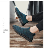 Breathable Men's Socks Shoes Summer Sneakers Casual Trainers Ultralight Slip-on Unisex MartLion   