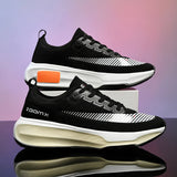 Luxury Running Shoes Men's Training Running Sneakers Light Weight Walking Footwears Comfortable Gym MartLion Hei 39 