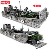 Military ww2 Cannon Assault Armored Vehicle Battle Tank Car Truck Army Weapon Building Blocks Sets  Model King Kids Toys Gift Mart Lion No Box 6 Dolls  