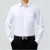 Silk Shirts for Men  Men Shirt Long Sleeve Men Clothing Casual Business Man Shirt MartLion   