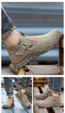 Insulation 6kv Welding Shoes Men's Work with steel toe anti spark Protective anti slip boots work MartLion   