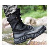 Men's Ultralight Tactical Combat Boots Outdoor Military Training Hiking Hunting Climbing Breathable Waterproof Desert High Shoes MartLion   