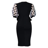 Women's Dress Elegant Dress Summer Office Lady Pencil waist Bodycon Midi Dresses Party MartLion   