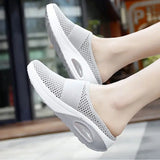 Women Mesh Lightweight Shoes Woman Slippers Wedge Shoes Air Cushion Sandals Thick Casual Sneakers MartLion   