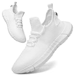 Men's Sneakers Ultralight Breathable Sneakers Casual Platform Jogging MartLion white C875 39 CHINA