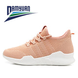 Men's Sneakers Mesh Breathable Running Shoes Light Non-slip Classic Sports Casual White Women Couple Tenis Masculino Mart Lion pink 36 China
