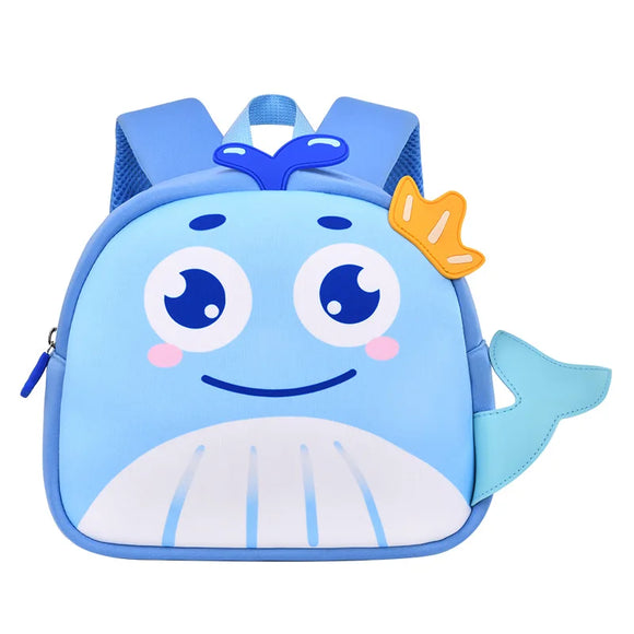 Cartoon Whale School Bags for Kids Light Weight Kindergarten Girls Kawaii Backpacks Toddler Boys Back Pack Mochilas Escolares MartLion   