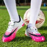 Children's Football Boots Breathable Turf Soccer Shoes For Kids Boys Futsal Kids Tf Mart Lion   