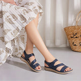 Summer Shoes Women Sandals Thick Sole Non-slip Holiday Flat Ladies Soft MartLion   