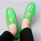 Men's Women Leather Designer Casual Shoes Luxury Loafers Driving Footwear MartLion   