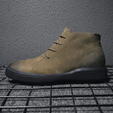 Luxury Men's Leather Boots Ankle Outdoor Sneakers Leather Boots Motocycle Zapatos Hombre MartLion   
