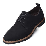 Men's Dress Shoes Oxford Leather Formal Leather Sneakers Flat Footwear Zapatos Hombre Mart Lion Black 5561 39 
