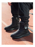 Men's Winter Boots Warm Plush Snow Boots Side Zipper Design Men's Waterproof Couple Cotton Non-slip MartLion   