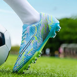 Futsal Shoes Men's Indoor Five-A-Side Soccer Kids Anti Slip Football Boots Training Sport Footwear Low Top Mart Lion   