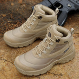 Men's Military Boot Combat Ankle Tactical Shoes Work Safety Motocycle Boots Outdoor Hiking Mart Lion   