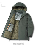 Men's Hooded Thick Warm Casual Parkas Coats Overcoat Windproof Outwear Detachable Hat Jackets Outdoor Sport MartLion - Mart Lion