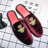 Men's Driving Casual Peas Suede Footwear Leather Luxury Moccasins Black Loafers Flats Lazy Boat Shoes MartLion K27 Red 9.5 