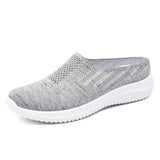 Women Casual Flat Shoes Summer Hollow Breathable Hole Slippers Outdoor Light Walking Half Slippers MartLion   