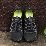 Green Water Shoes For Men's Aqua Upstream Breathable Mesh Beach Sandals Summer Sport Women Swimming Slippers - MartLion